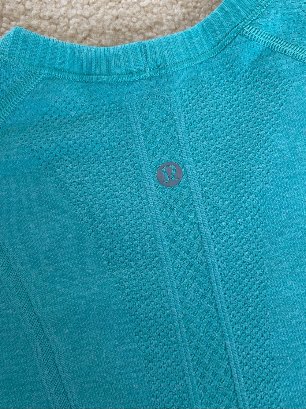 lululemon athletica Swiftly Tech Short Sleeve Crew in Amazonite Teal - Picture 9 of 11